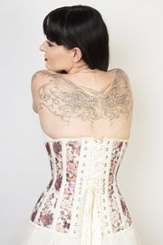 Arabella Waist Reducing Floral Print Mesh Corset