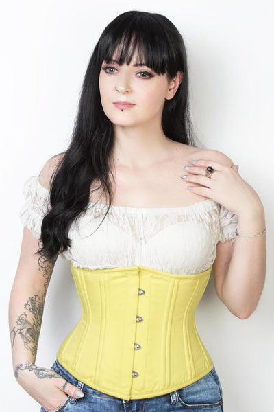 Steel Boned Cotton Waist Trainer Corset