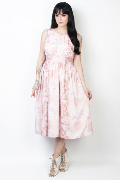 Elyzza London Floral Print Victorian Dress