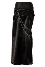 Jordyn Custom Made Gothic Black Bustle Skirt