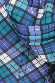 Deniz Plaid Print Overbust Corset