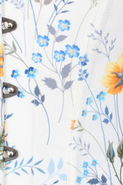 Jailyn Floral Print Overbust Corset