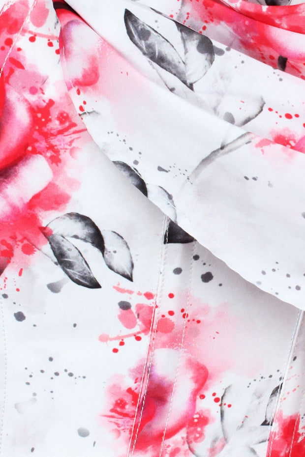 Kahlani Rose Print Overbust Corset