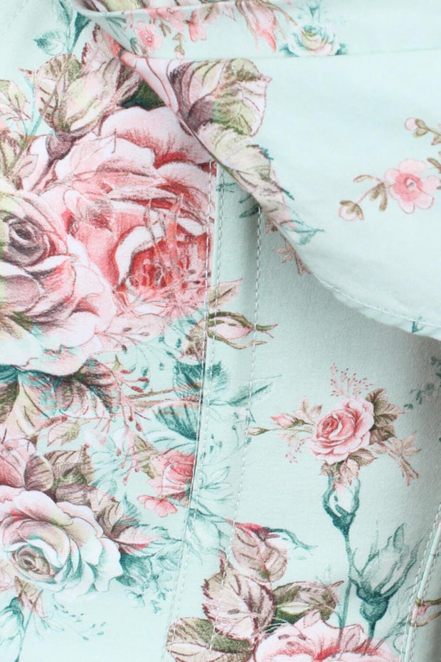 Maycee Steel Boned Printed Corset