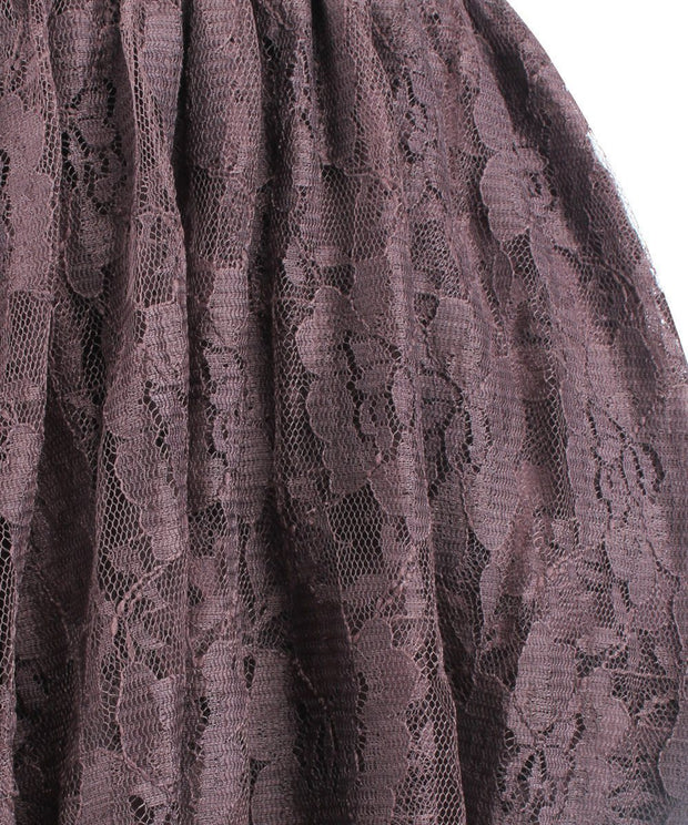 Joan Brown Lace Gothic Skirt