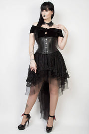 Kirby Black Lace Gothic Skirt