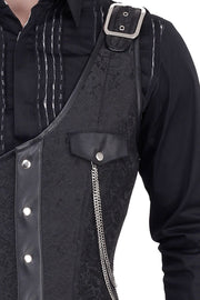 Abraxas Custom Made Brocade Gothic Men's Corset