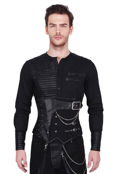 Acanthus Custom Made Gothic Cotton Men's Corset