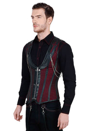 Alaric Custom Made Steel Boned Gothic Men's Corset