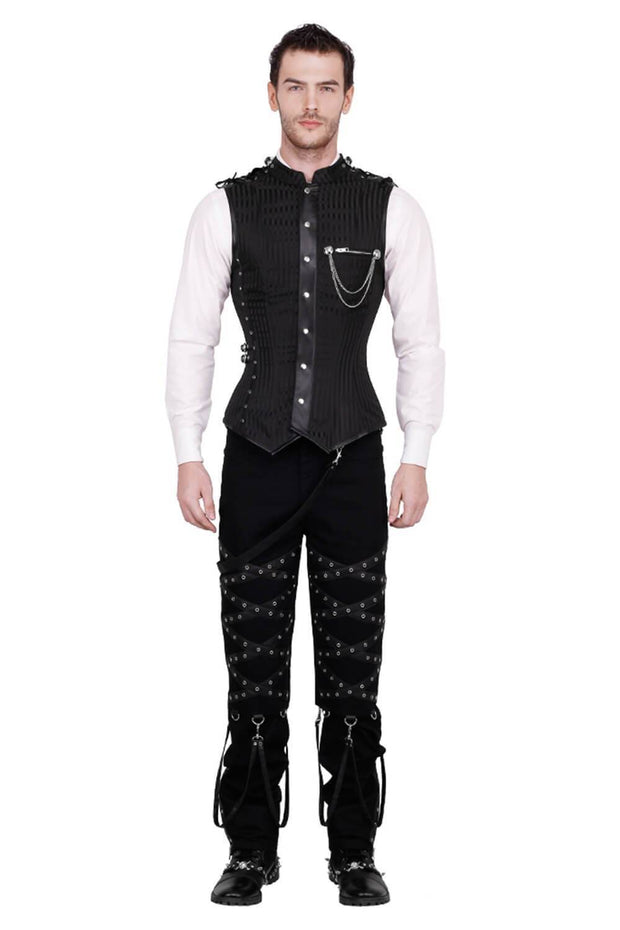 Asphodel Custom Made Gothic Men's Overchest Corset