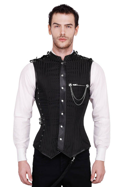 Asphodel Custom Made Gothic Men's Overchest Corset