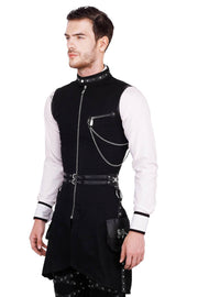 Azrael Custom Made Cotton Gothic Men's Overchest Corset