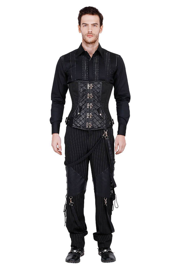Briar Custom Made Brocade Gothic Men's Corset