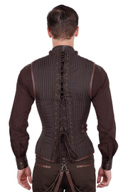 Dankmar Custom Made Steampunk Men's Overchest Corset