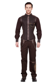 Dankmar Custom Made Steampunk Men's Overchest Corset