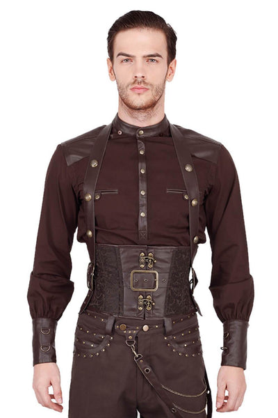 Dieter Custom Made Steampunk Underchest Men's Corset