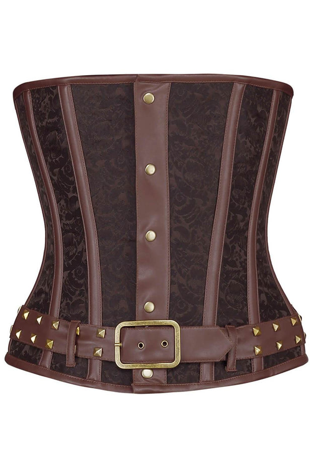 Eberwin Steampunk Brocade Men's Corset