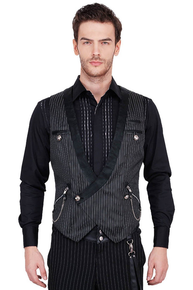 Conrad Custom Made Gothic Double Breasted Men's Waist Coat