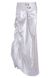 Sheridan Custom Made White Bustle Skirt