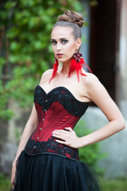 Brys Custom Made Lace Overlay Overbust Couture Corset