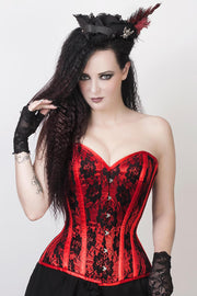 Celestino Lace Overlay Corset with Bolero Jacket