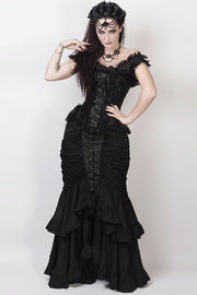 Laios Custom Made Black Gothic Skirt