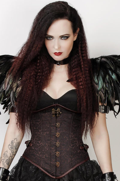 Femie Custom Made Brocade Steampunk Underbust Corset
