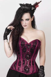 Rodica Custom Made Lace Overlay Corset with Bolero Jacket