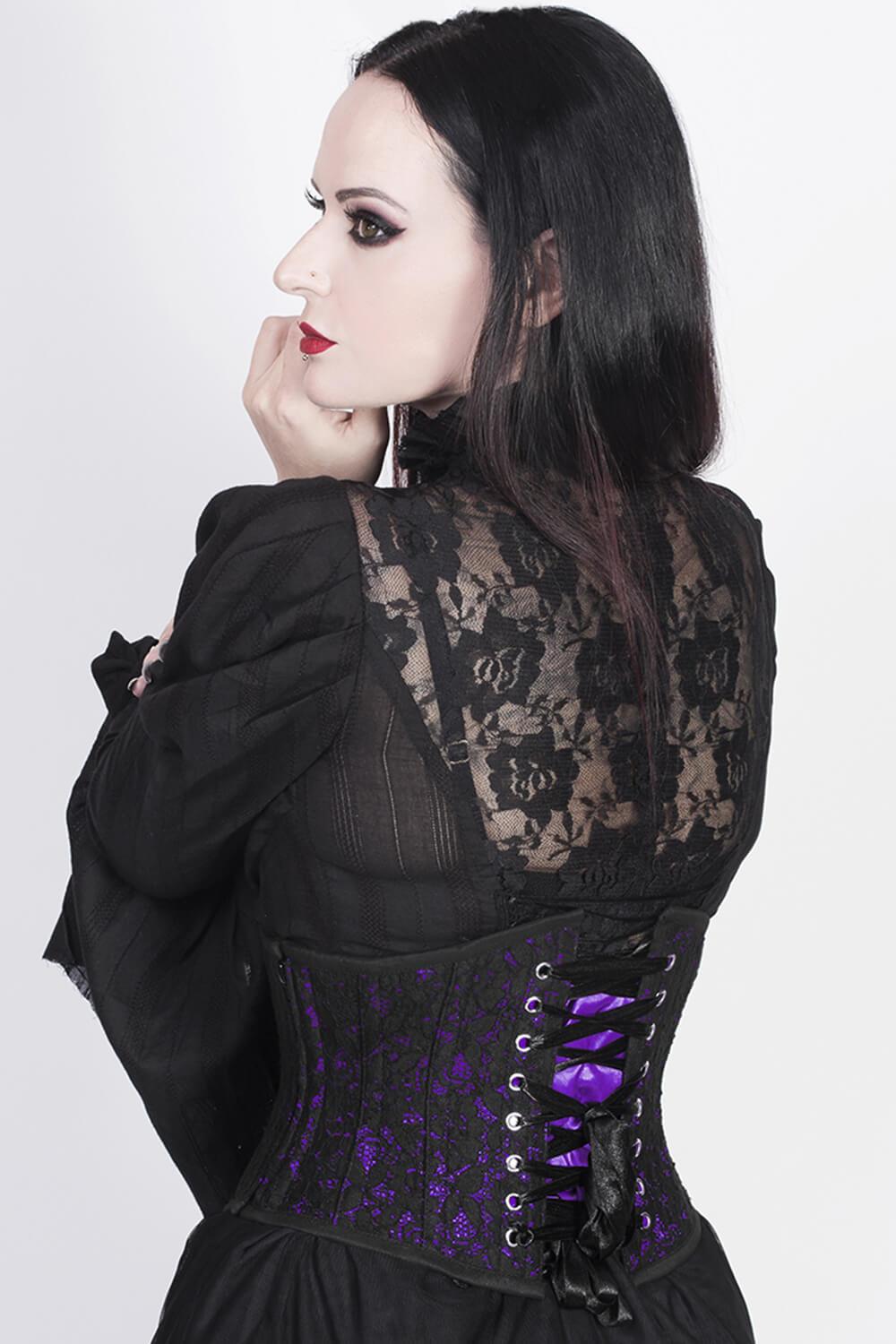 mel tthe lady lace up layered corset