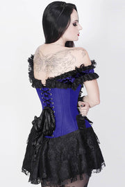 Ruchel Steel Boned Halter Burlesque Corset Dress