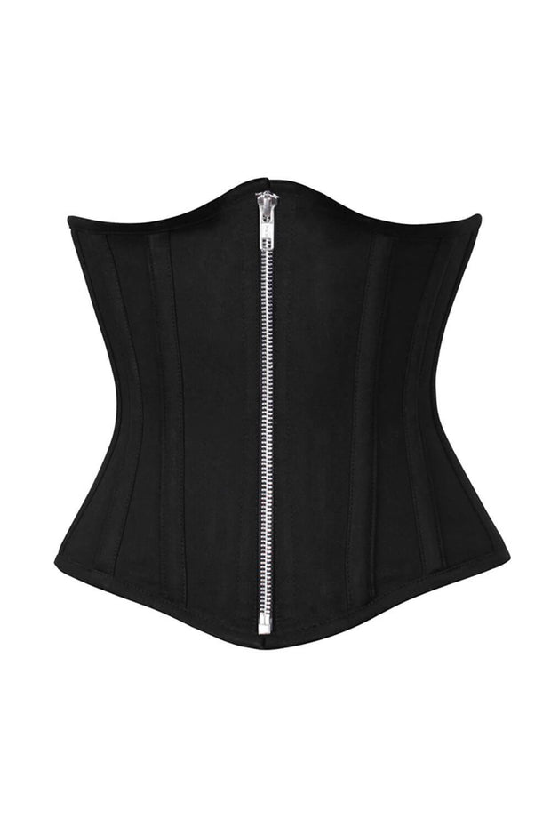 Frankie Waist Shaper Black Cotton Corset