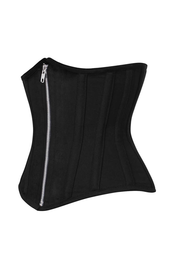 Frankie Waist Shaper Black Cotton Corset