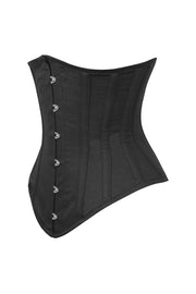 Paige Long Line Black Waist Shaper Cotton Corset