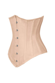 Long Line Nude Waist Shaper Corset in 100% Cotton