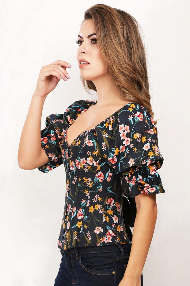 Jimmi Floral Print Summer Corset
