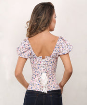 Lucille Overbust Floral Summer Corset