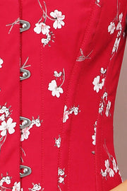 Paisleigh Overbust Red Summer Corset