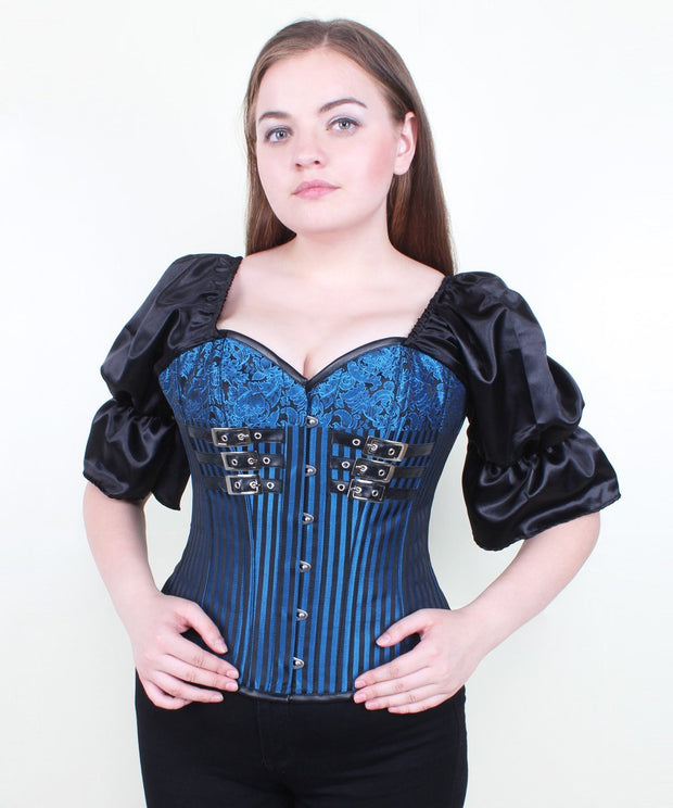 Alessa Gothic Brocade Overbust Corset