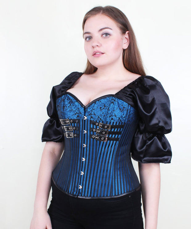 Alessa Gothic Brocade Overbust Corset