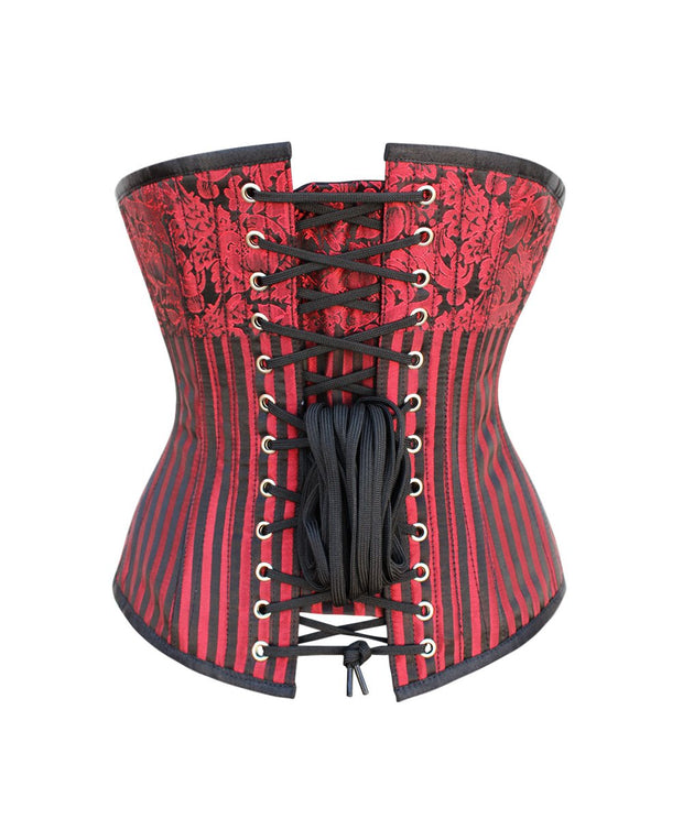 Paxton Cotton Lined Underbust Brocade Corset