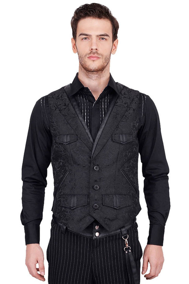 Coder Custom Made Gothic Men's Waist Coat