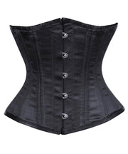 Black Satin Waist Training Corset